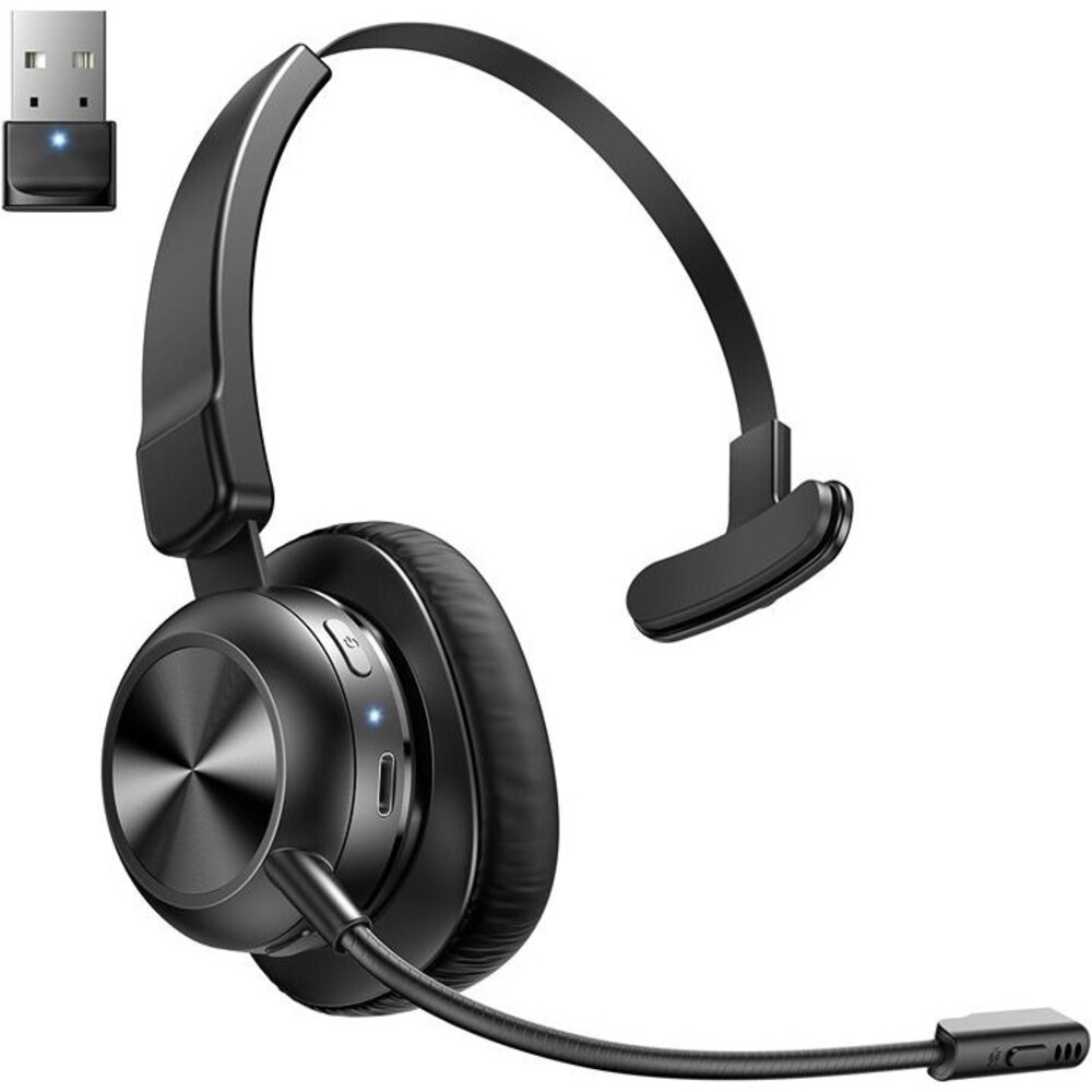 Bluetooth Headset, Trucker Wireless Headset with Mic & Mute